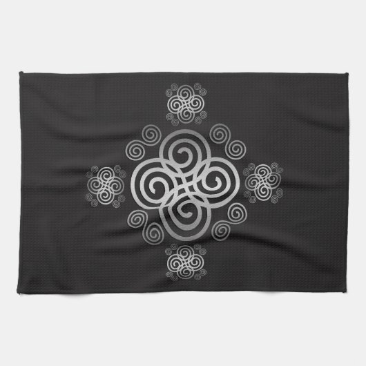 Decoratief Keltisch ontwerp. Theedoek (Horizontaal)