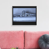Decoratief kenmerk canvas afdruk (Insitu (Woonkamer))
