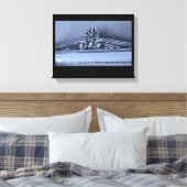 Decoratief kenmerk canvas afdruk (Insitu (Slaapkamer))