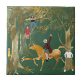 Decoratief keramisch tegels tegeltje (Voorkant)