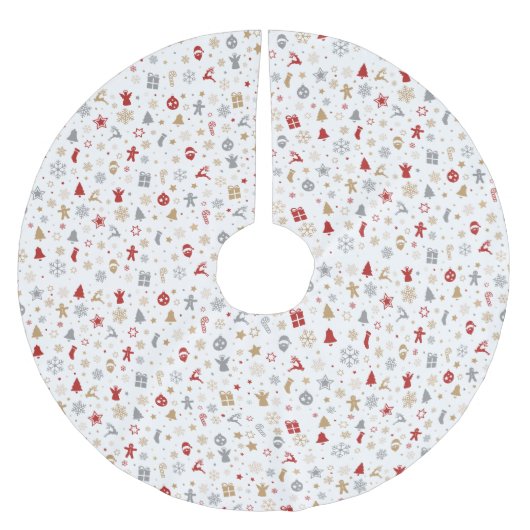 Decoratief Kerst Thema Patroon Kerstboom Rok (Voorkant)