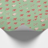 Decoratief kerstachtergrondpapier cadeaupapier (Hoek)