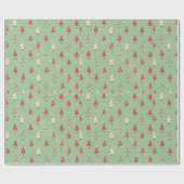 Decoratief kerstachtergrondpapier cadeaupapier (Vlak)