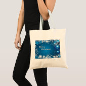 Decoratief kerstcadeau tote bag (Voorkant (product))