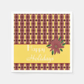 Decoratief kerstcadeau voor kerstcadeautjes servet (Voorkant)