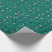 Decoratief kerstdecor Oranament Cadeaupapier (Hoek)