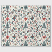 Decoratief kerstdecor Oranament Cadeaupapier (Vlak)