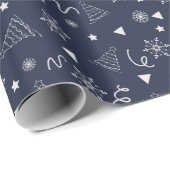 Decoratief kerstdecor Oranament Cadeaupapier (Rol Hoek)