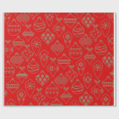 Decoratief kerstdecor Oranament Cadeaupapier (Vlak)