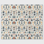 Decoratief kerstdecor Oranament Cadeaupapier (Vlak)