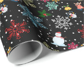 Decoratief kerstdecor Oranament Cadeaupapier (Rol Hoek)