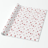 Decoratief kerstdecor Oranament Cadeaupapier (Uitgerold)