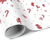 Decoratief kerstdecor Oranament Cadeaupapier (Rol Hoek)