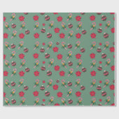 Decoratief kerstdecor Oranament Cadeaupapier (Vlak)