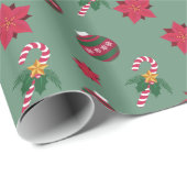 Decoratief kerstdecor Oranament Cadeaupapier (Rol Hoek)