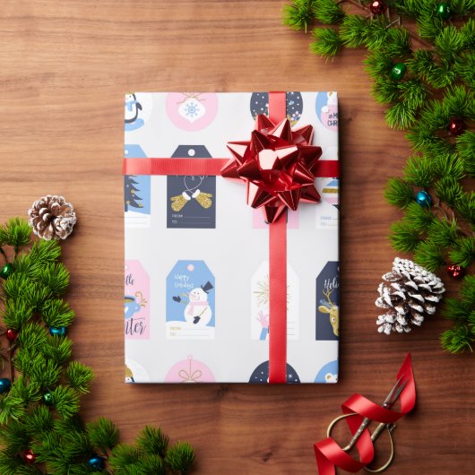 Decoratief kerstdecor Oranament Cadeaupapier (Feestdagen Geschenken)