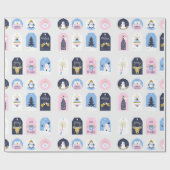 Decoratief kerstdecor Oranament Cadeaupapier (Vlak)