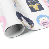 Decoratief kerstdecor Oranament Cadeaupapier (Rol Hoek)
