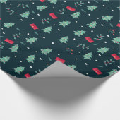 Decoratief kerstdecor Oranament Cadeaupapier (Hoek)