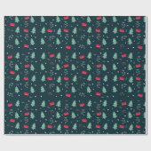 Decoratief kerstdecor Oranament Cadeaupapier (Vlak)