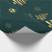 Decoratief kerstdecor Oranament Cadeaupapier (Hoek)