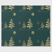 Decoratief kerstdecor Oranament Cadeaupapier (Vlak)