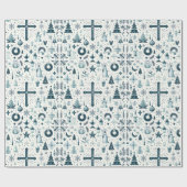 Decoratief kerstdecor Oranament Cadeaupapier (Vlak)