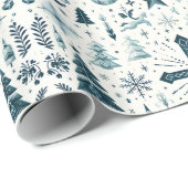 Decoratief kerstdecor Oranament Cadeaupapier (Rol Hoek)