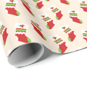 Decoratief kerstdecor Oranament Cadeaupapier (Rol Hoek)