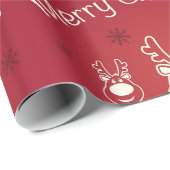 Decoratief kerstdecor-oranje oranje omslagpen cadeaupapier (Rol Hoek)