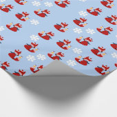 Decoratief kerstdecor ornament verpakkings papier (Hoek)