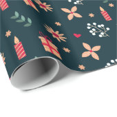 Decoratief kerstdecor ornament verpakkings papier (Rol Hoek)