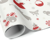 Decoratief kerstdecor ornament verpakkings papier (Rol Hoek)