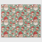 Decoratief kerstdecor ornament verpakkings papier (Vlak)