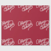 Decoratief kerstdecor ornament verpakkings papier (Vlak)