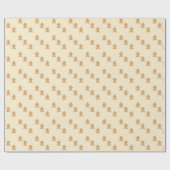 Decoratief kerstfeest cadeaupapier (Vlak)