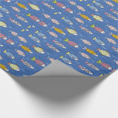 Decoratief kerstfeest cadeaupapier (Hoek)