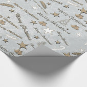 Decoratief kerstfeestfeest cadeaupapier (Hoek)