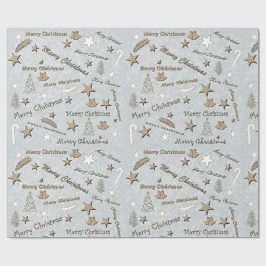 Decoratief kerstfeestfeest cadeaupapier (Vlak)