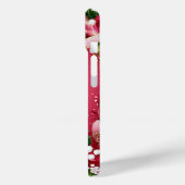 Decoratief kerstframe met groen Case-Mate iPhone case (Achterkant / Links)