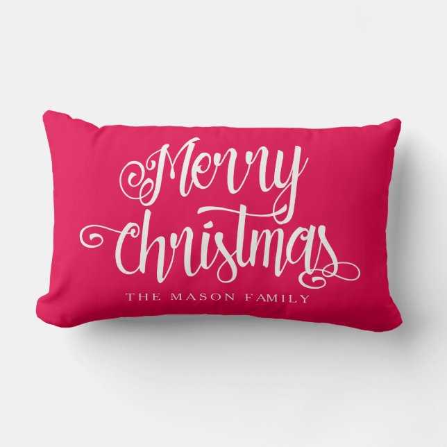 Decoratief kerstkerst kussen (Voorkant)