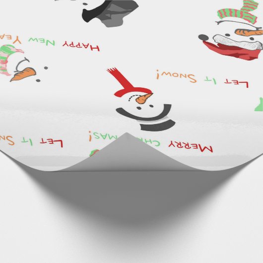 Decoratief kerstkerstkerstkerstkerstkerstkerstkers cadeaupapier (Hoek)