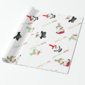 Decoratief kerstkerstkerstkerstkerstkerstkerstkers cadeaupapier (Uitgerold)