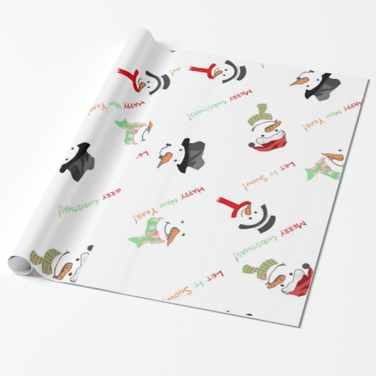 Decoratief kerstkerstkerstkerstkerstkerstkerstkers cadeaupapier (Uitgerold)