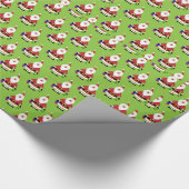 Decoratief kerstkerstkerstkerstkerstkerstkerstkers cadeaupapier (Hoek)