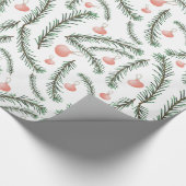 Decoratief kerstpapier met naaldbeschermer cadeaupapier (Hoek)