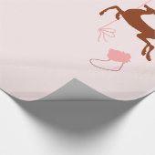 Decoratief kerstrantsoen cadeaupapier (Hoek)