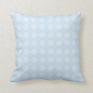 Decoratief kerstsnowflake Blue Kussen