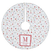 Decoratief kerstthema patroon kerstboom rok (Voorkant)