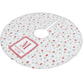 Decoratief Kerstthemapatroon Kerstboom Rok (Gekanteld)